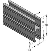 Montageschiene SX 45 / 120 D